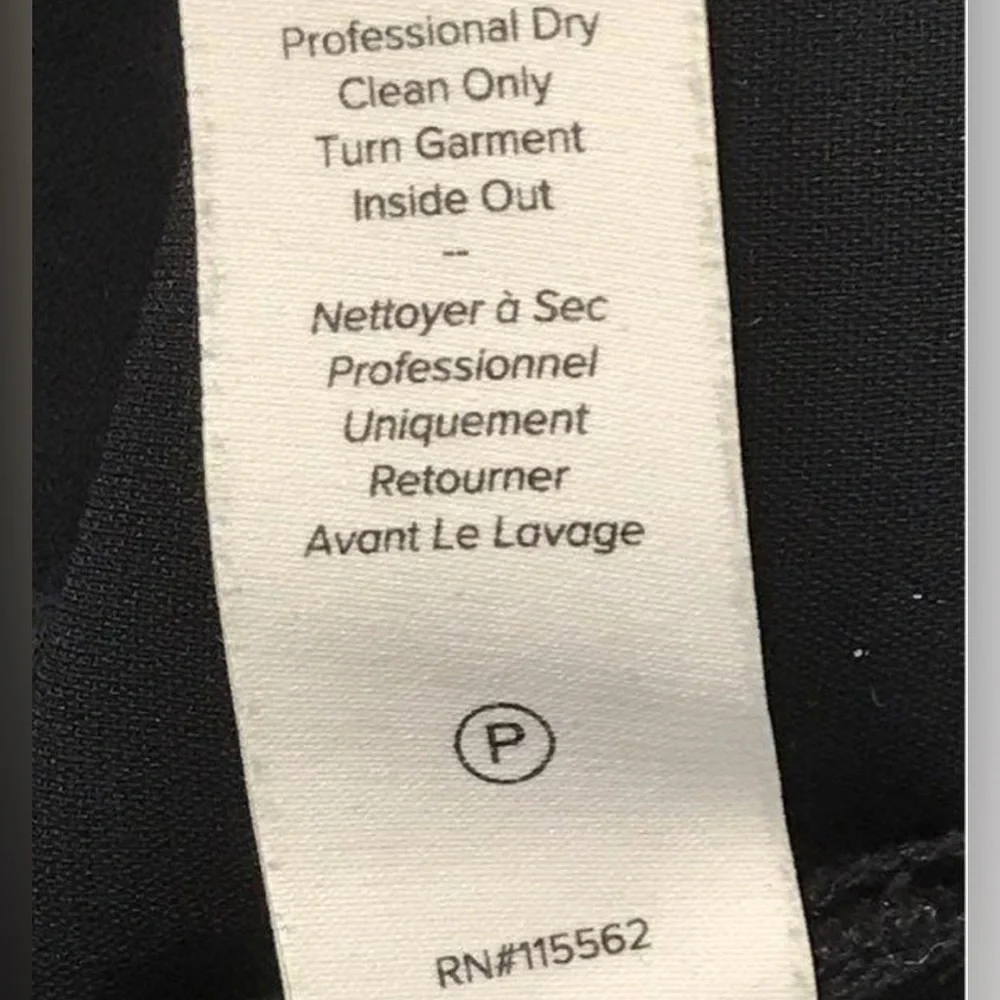 Cinq-a-Sept Jessy Pants Size 0 Black Cropped Wide Leg High waisted
